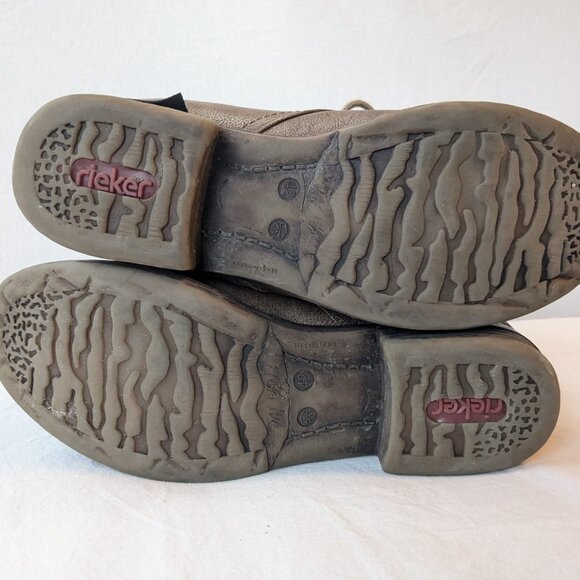 Reiker Boots Women's Brown Water Resistant TEX Size 10.5 - Picture 6 of 7